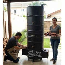 DEFUMADOR Profissional Completo 2 em 1 PIT SMOKER