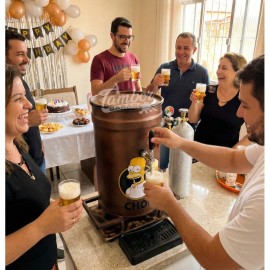 Mini chopeira Tonel Metal 50 L 