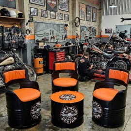 Kit escrit�rio c/ poltronas e mesa de centro